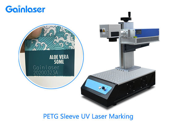 0.02mm Scanner Win XP UV Laser Marking Machine For Leather